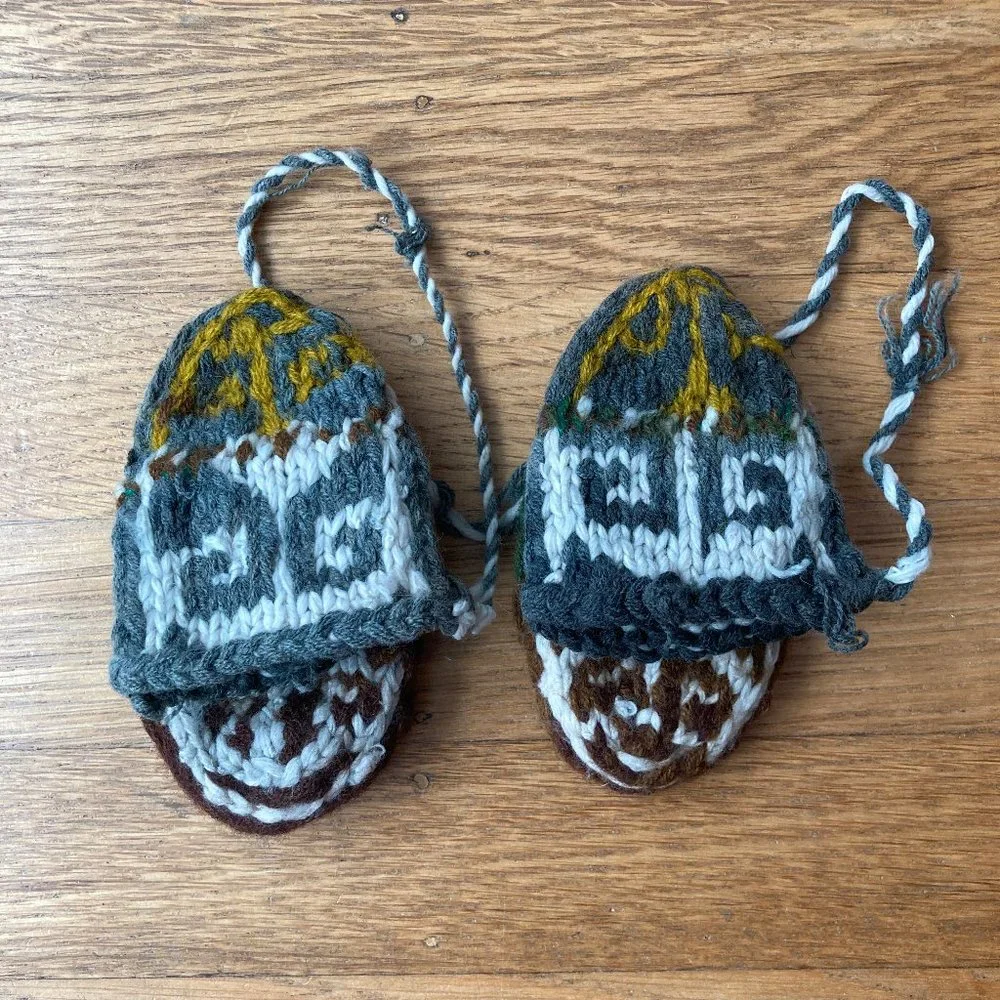 Handmade Alaskan mukluk slipper socks